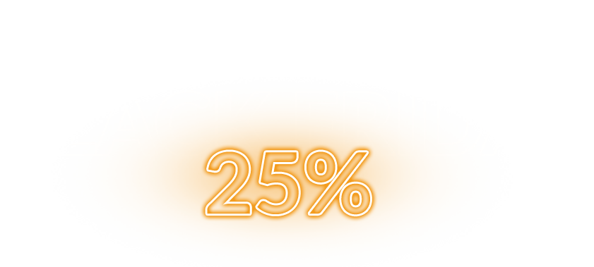 Black Friday descuento 25%