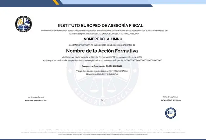 INEAF - Instituto Europeo de Asesoría Fiscal