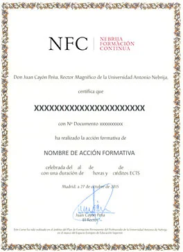 Logo NFC - Nebrija Formacion Continua INESEM